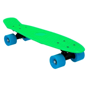 

Skateboard with PVC wheels 55 cm-Green