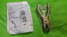 Punzón de Metal de 1 orificio, herramienta de alta calidad para hacer etiquetas de 8 páginas, para escuela y oficina