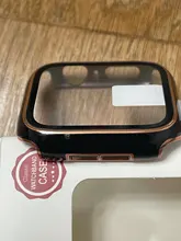 Protector de pantalla completa para Apple watch, carcasa dura mate para 38/40/42/44mm, película de vidrio templado, Iwatch 6/SE/5/360, 4/3