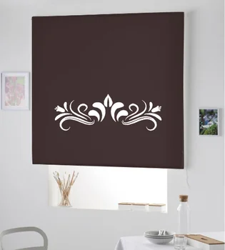 

Blind Iroa roll with drawing/Abstract Generic! ROLLER BLINDS TRANSLUCENT! (CHOCOLATE 100X175)