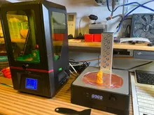 ANYCUBIC-máquina de limpieza de resina 2 en 1 para fotones Mars, lave & Cure 2,0, LCD, DLP SLA, modelos de impresora 3D, curado rotativo UV