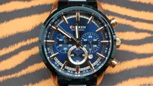 CURREN – reloj curren para hombre, de cuarzo, deportivos, de pulsera de acero, resistente al agua, con cronógrafo, masculino
