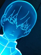 Led-Night-Light Table-Lamp Hinata-Figure Manga Gadget Bedroom-Decor Acrylic Anime Haikyuu