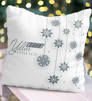 

Personalized Christmas Happy birthday Themed Satin Pillow-10