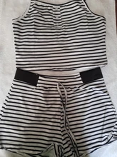 Hirigin, 2 uds., ropa de dormir para mujer, verano, informal, Bodycon, Top recortada rayada y pantalones cortos, conjuntos de ropa, conjuntos de pijama deportivo