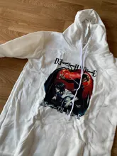 Sudadera con capucha de Death Note para hombre y mujer, ropa de calle con imágenes de Anime japonés, estilo Kawaii, estilo Harajuku, Invierno