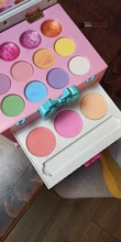 Caja de juegos de cosméticos para niños, maquillaje de princesa, juguete para chica, lápiz labial, sombra de ojos, Kit de juguetes no tóxicos de seguridad