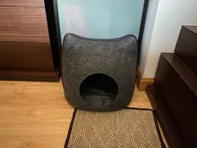 Cat-Bed Cushion Cats-Basket-Bags Nest Pet-Supplies Cave-Sleeping-Bag Zipper for Felt-Cloth