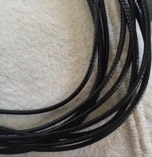 YuenZ-cordón de cuero trenzado ajustable para fabricación de joyas, cordón colorido de 1,5mm, negro y marrón, 19cm, 41cm, DIY, 10 Uds.