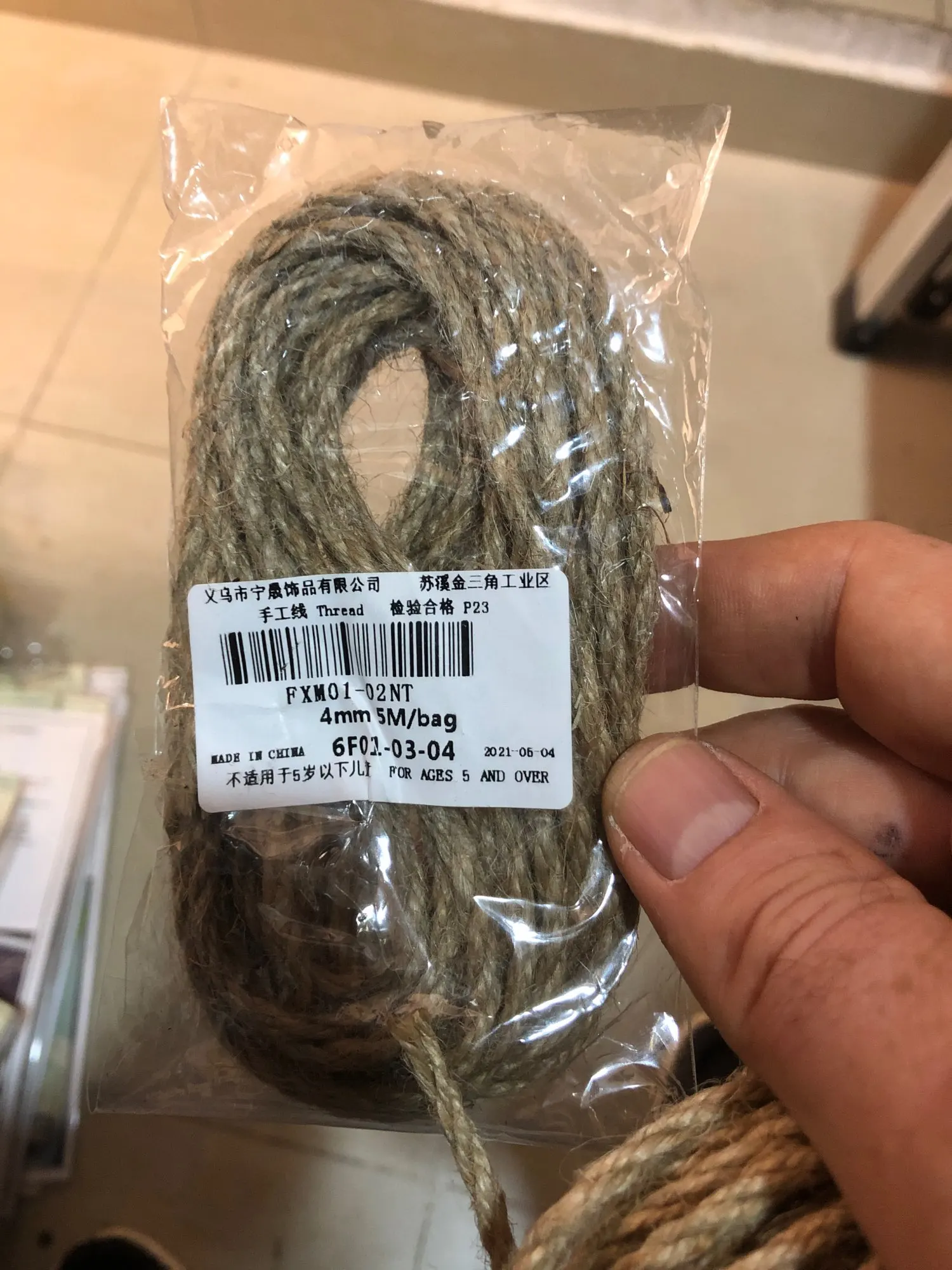 Size 2-6mm burlap Rope Natural Jute Twine Burlap String Hemp Rope Wedding  Gift Wrapping Cords Thread Package 5-50M - Price history & Review, AliExpress Seller - Beadia ArtsCrafts Store