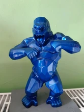 Decoration Gorilla Sculpture Kong Wedding-Collectible Geometric Modern-Statue Birthday-Gift