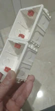Mounting-Lining-Box Socket Cassette Wall-Switch Wallpad White-Wall for 86--86mm Universal