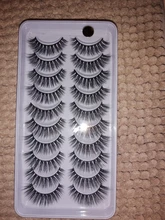 Pestañas 3D de visón, maquillaje, pestañas postizas largas naturales, extensión de pestañas llamativas, pestañas postizas hechas a mano, 10 pares