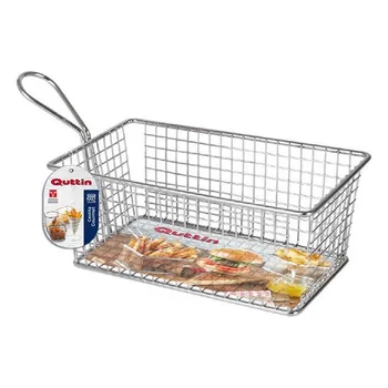 

Basket to serve appetizers Quttin Dreptunghiular stainless steel (20X12x8 cm)