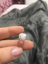 DOTEFFIL-pendientes de tuerca de cuerda suave para mujer, Plata de Ley 925 auténtica elegante, joyería de compromiso de boda, 100%