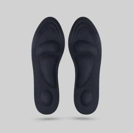 2 пары женской обуви для девушек, стельки, дышащие нескользящие вставки, высокий каблук, вставка, стелька, защита каблука, обувь, аксессуары - Цвет: Black 2