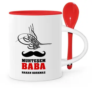 

Father's Day Custom Gorgeous Santa Claus Red Spoon Mug Cup-1