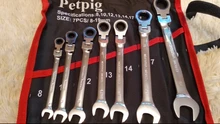 Wrench-Set Hand-Tools Ratchet-Spanners Universal Key