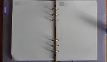 Carpeta con apariencia láser, organizador de cuaderno, libros, filofax, diario, bocetos o agenda escolar, accesorios y suministros de oficina, medidas A5 o A6