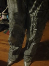 Harem Trousers Pantalon Striped-Pants ZANZEA Cotton Linen Baggy Streetwear Plus-Size