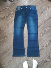Pantalones vaqueros ajustados con cintura elástica para mujer, Vaqueros elegantes con fondo de campana Y2k Vintage, ropa de calle acampanada