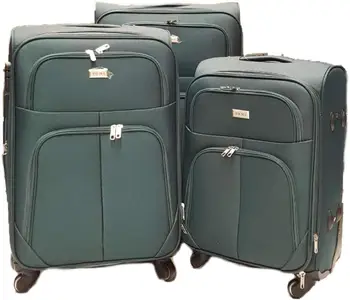 

SLmilano Trolley valigia set valigie semirigide set bagagli in tessuto super leggeri 4 ruote piroettanti trolley piccolo adatto