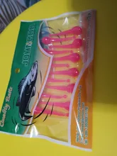 JOHNCOO UL pesca señuelo de Pesca flotante TPR suave de silicona atraer 0,85g 1,3g cebo suaves 12 Uds los nadadores UL señuelo de Jigging señuelo para trucha