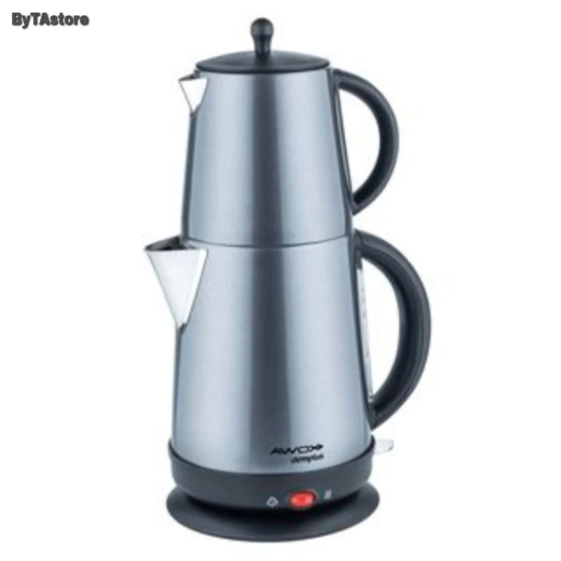 

New ! Stainless Turkish Tea Maker Automatic Ergonomic Fireproof Electric Machine Tea Pot With Hidden Resistance-FREE SHIPPING
