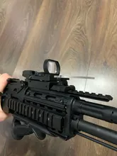 Protector de lentes a prueba de balas para mira telescópica, Protector de lente de punto rojo y verde, plegable, para Rifle, Airsoft, montaje de riel