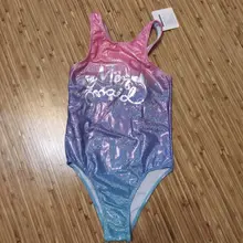 Bañador de una pieza para niñas de 3 a 16 años, traje de baño, Monokini, A364, novedad de verano, 2021