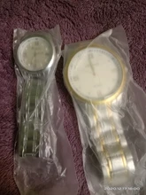 Reloj de pulsera de lujo para hombre y mujer, cronógrafo de Esfera Grande, resistente al agua, con todo el acero, regalo para parejas, 2021