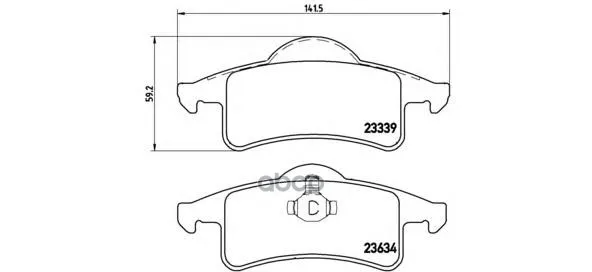 Колодки Тормозные Задние Brembo P37006 Brembo арт. P37006