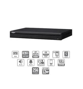 

Dvr recorder cctv HDCVI 4IN1 8ch 960H/1080P + 56IP 12MP 2HDMI 2HDD E/S Dahua
