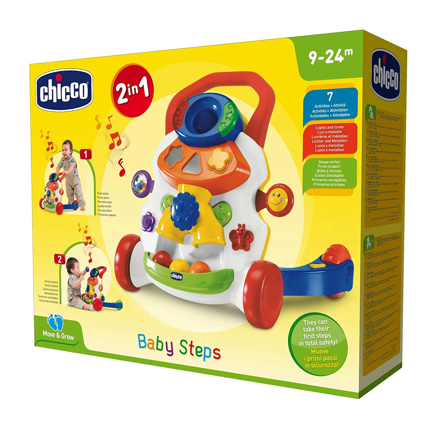 Chicco Walker First Steps Musical - Push Toddler Toys - AliExpress