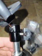 Cabezal de bola para trípode de cámara, soporte de trípode de Flash de luz LED, soporte de montaje, Adaptador de zapata 1/4, 1 ud.