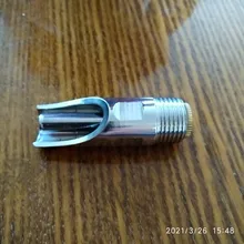 Cuencos de acero inoxidable para bebedero de cerdo grueso, 1 Uds., grifo de cerdo, boquilla de cerdo, equipo agrícola