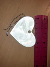 MEILITE 500 vela luces amor corazón colgante bolso accesorios reflectante llaveros Keyings para la Seguridad del Tráfico de uso