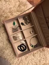 Caja de cuero para joyería de doble capa, caja de almacenamiento de ornamento para pendientes y pendientes, joyero grande multifunción, novedad