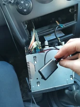 Biurlink-Adaptador de Audio y música para coche Renault, dispositivo estéreo con Bluetooth 5,0, manos libres, AUX-IN, ISO, 6 pines