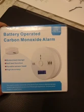 Envío Gratis! LCD CO Sensor trabajo solo construido en 85dB sirena de sonido independiente envenenamiento por monóxido de carbono Detector de alarma de advertencia