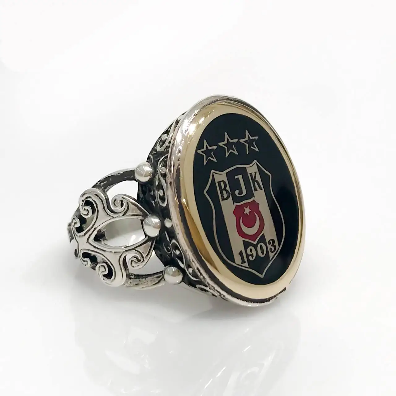 Besiktas веера кольцо специальный дизайн серебряное кольцо