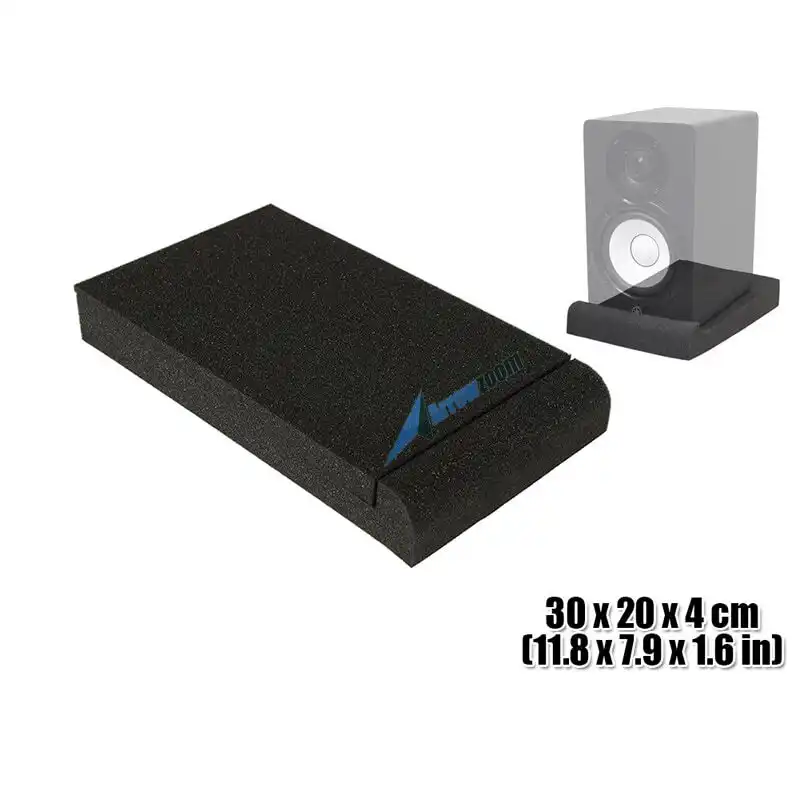 Amazon Com Sound Dampening Speaker Riser Foam Audio Acoustic Noise Isolation Platform Pads Recoil Stabilizer W Rubber Base Pad For Studio Monitor Subwoofer Loud Speakers Pyle Psi21 22 3 X 15 X