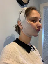 Nueva máscara Facial Nano de silicona con forma de V para levantar la línea Estiramiento Facial forma de V, máscara de vendaje para adelgazar la mejilla, la barbilla y el cuello, cinturón Delgado