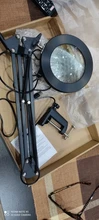 KKMOON-lupa iluminada 8X, lupa con USB, 3 colores, 64 LED, para soldar, reparación de hierro, lámpara de mesa, herramienta de belleza para cuidado de la piel