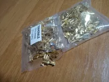 Connector Electric-Wire-Connectors-Set Car-Speaker Crimp-Terminal And 100pcs/Lot Gold