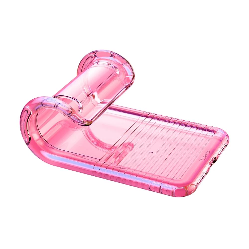 Чехол Baseus Colorful airbag protection Case For iP XR 6.1inch WIAPIPH61-XC04(Розовый