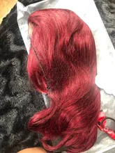 Recto Borgoña Bob corto parte de encaje pelucas de cabello humano 99J 13X2 T malla con división pelucas brasileñas 180% de densidad pelucas de encaje para las mujeres