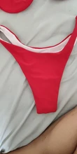 Conjunto de Bikini brasileño sin relleno para mujer, bañador Sexy de realce, traje de baño Bandage en 4 colores, envío directo