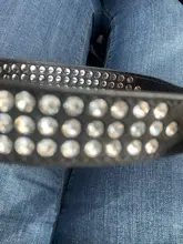 Collar de estrás para perro 3 filas de cuero de gamuza de Diamante gato cachorro 5 colores para pequeño mediano perros Chihuahua Yorkshire