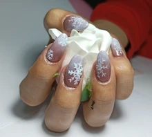 1 pincel de decoración de uñas con degradado, bolígrafo de dibujo de pintura con 4 cabezales de esponja de repuesto, herramienta de manicura con mango de diamante de imitación de doble extremo NB14 #